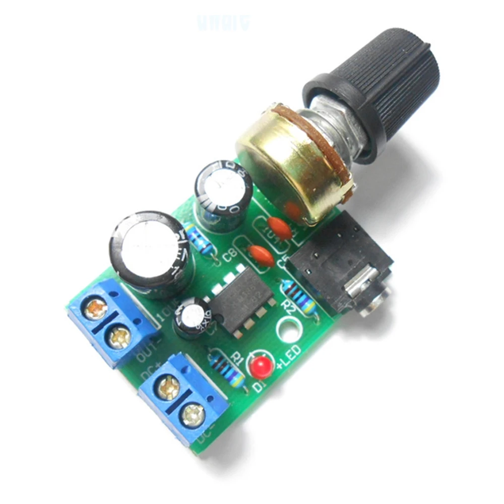 LM386 Mini Audio Power Amplifier Board DC 3V~12V 5V Module Adjustable Volume 