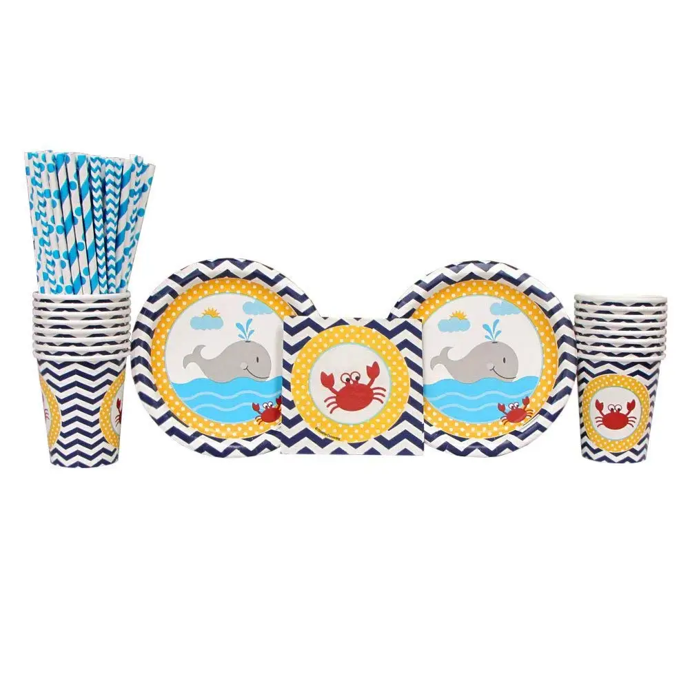 nautical paper plates