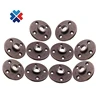 1/2" Cast Iron Floor Flange Industrial Steel Fixed Base Internal Flanges Pipe Fitting with Threaded Hole