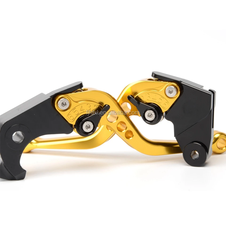 Short Motorcycle Adjustable Cnc Brake Clutch Levers For Kawasaki Zx6r