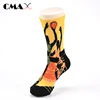 Custom 360 digital animal printing men compression socks wholesale logo photo screen label all over 3d man printed socks