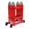 8 steps 2.3 meter aluminum multipurpose combination folding small hinge extension Ladder work platform