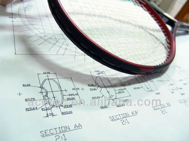 Taiwan hot sale OEM best quality high capacity head tennis racket