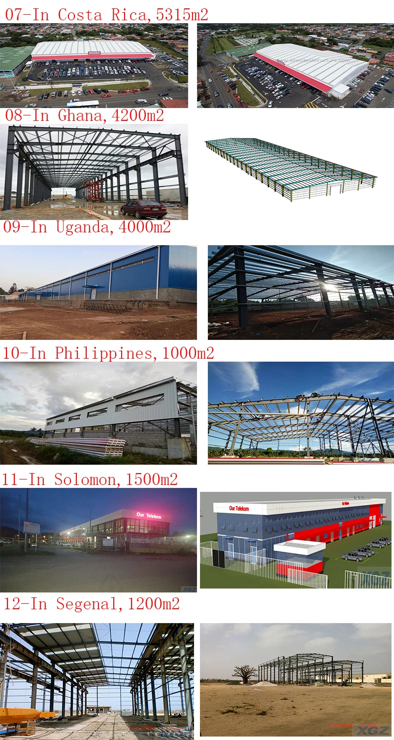Steel Structure Workshop Cost of Prefabricated Cheap Steel Structure Warehouse Prefab Building Construction Materials Price
