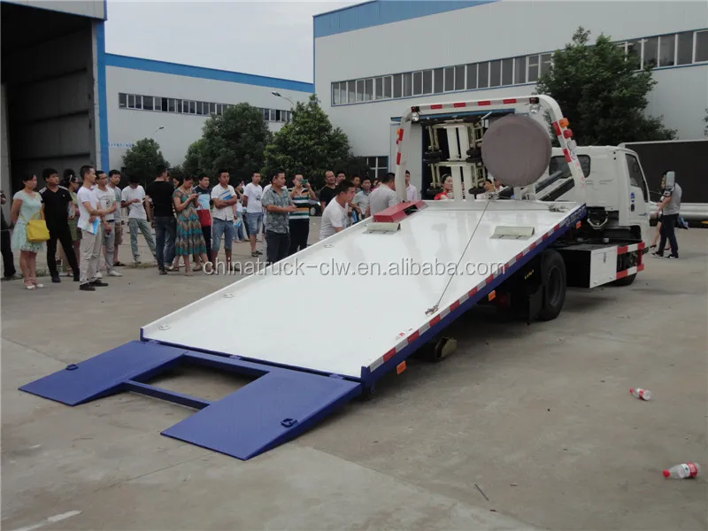 Jac 4 Ton Hydraulic Winch Slide Flat Bed Recovery Rollback Wrecker