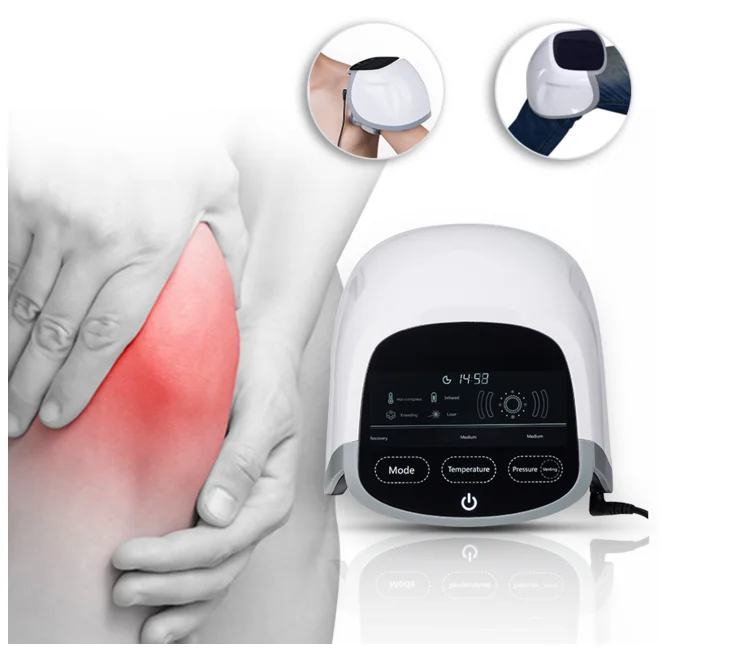 Portable Reduce Knee Pain Knee Care Laser Vibrating Massage Equipment