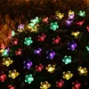 New Product 50 LEDS 7M Solar Cherry Blossom Lights Fairy Outdoor String Decorative Lights