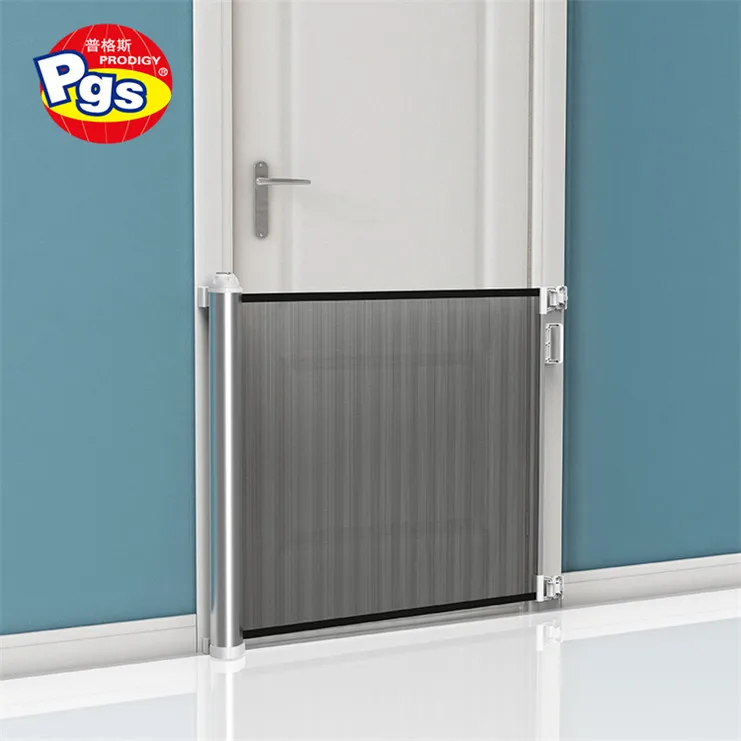 Friendly Kiddy Guard Outdoor Retractable Baby Gate Steel Child Friendly Kiddy Guard Outdoor Retractable Baby Gate Steel Child Safety