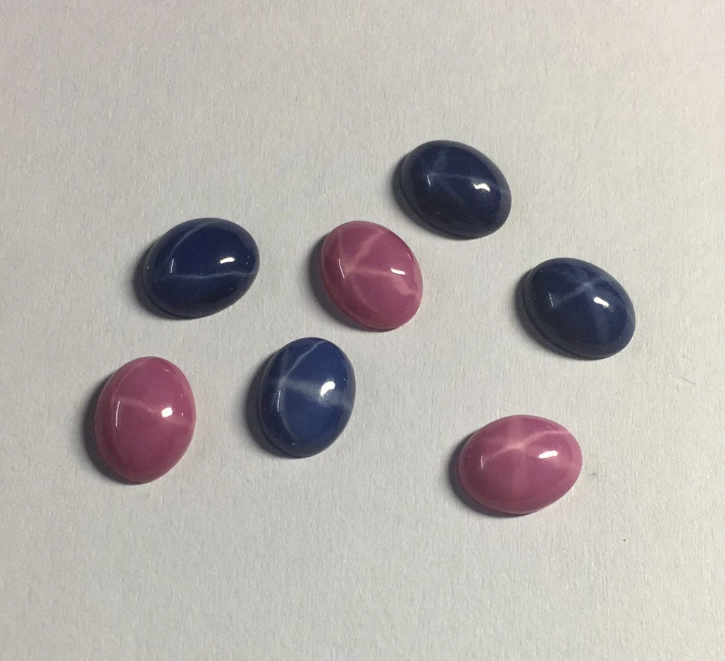 Wholesale Ruby Star Sapphire Round/ Oval Cut Ruby Star Sapphire For