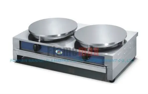 New Type Commercial  Gas Double/single Crepe Machine for Sale