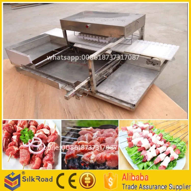 Barbecue Skewer String Machine bbq Meat Skewer Machine Buy Kebab
