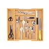 most fittable totally bamboo 8 compartments kitchen accessories cutlery utensils tray