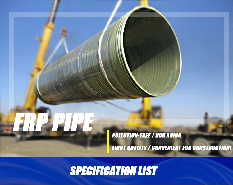 Grp Large Size Different Duty Pipes - Buy Frp Fiberglass Pipe,Low Cost ...