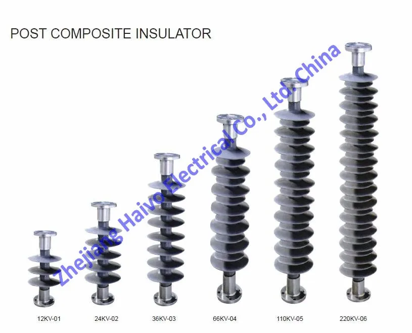 Composite Insulators Post Insulator Type For High Voltage Overhead ...