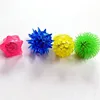 Lovely led bumpy Halloween led ring, 7 colors light glowing strawberry finger flash ring