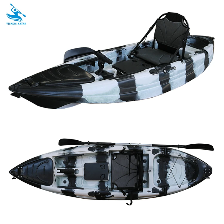 New Design Single Seat Sit On Top Fishing Kayak With Big Hatch And
