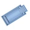China manufacturer fibreglass inground FRP swimming pool outdoor 5.6m x 2.2m x 1.3m