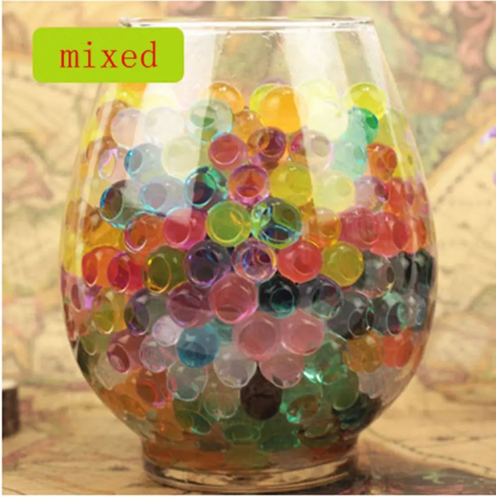 Funny Water Aqua Soil Crystal Gel Ball Beads Wedding Vase Filler