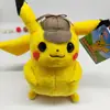 2019 New Pokemon Detective Pikachu plush doll, Policy Pikachu plush toys, Pokemon Detective Pikachu figure plush dolls for gifts