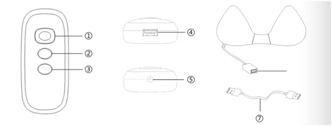 HONKON SIDEY Multifunction Personal Use Led Light Therapy Breast Enlargement Bra Machine