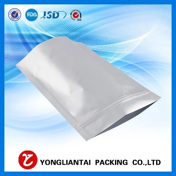 Heat Sealable Ziplock Stand Up Pouch/top Zip Lock Plastic Bag/foil