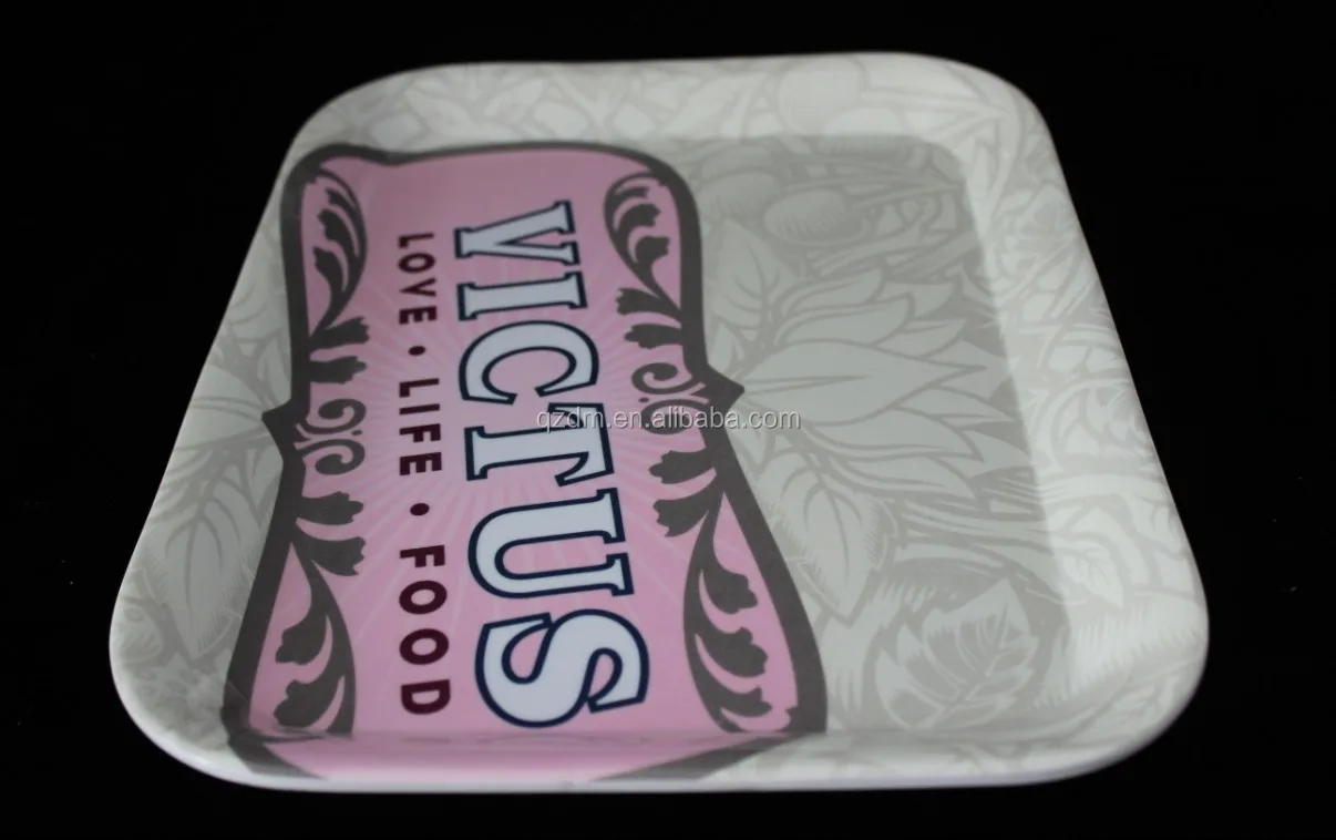 13inch Melamine rectangle tray ,Plastic food tray for Restaurant