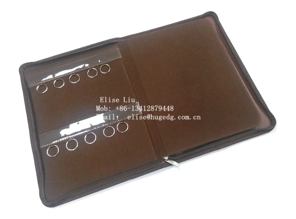 Custom Leather Folders With Key Holder Buy Leather File Folder With