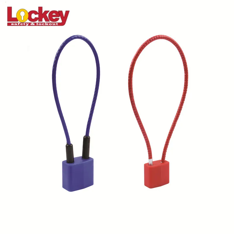 Plastic Steel Cable Gun Trigger Locks Keyed,Cable Gun Lock Safety Red,Cable Length Gun Lock