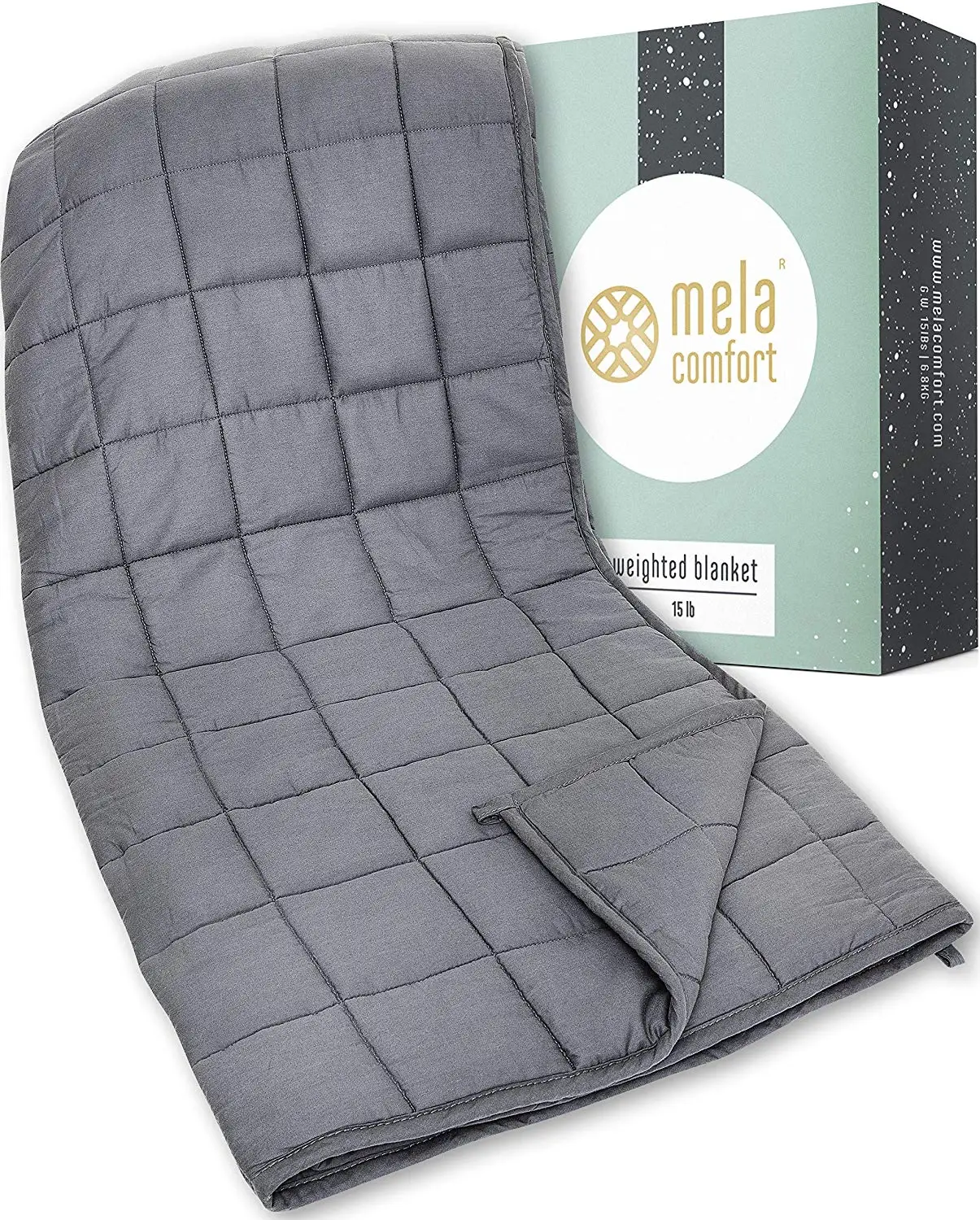 Buy Premium Weighted Blanket by Weighted Comfort Two Piece Minky Dot
