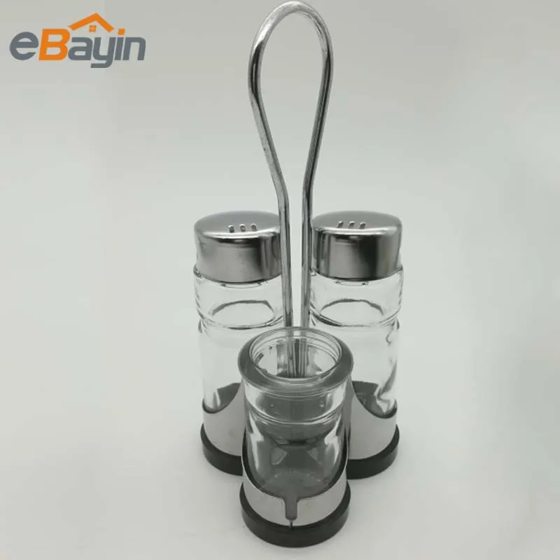 China Hot Sale Crystal beautiful Acrylic spice rack with 6 spice bottle