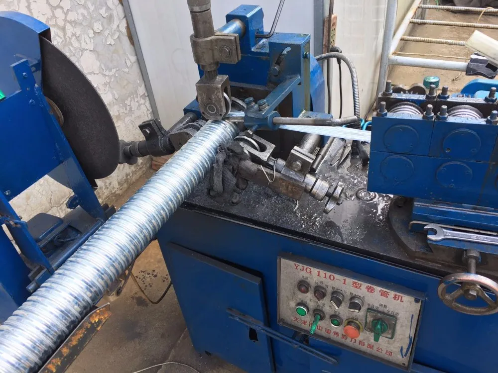 Post Tension Galvanized Corrugated Pipes Making Machine And Flat Duct