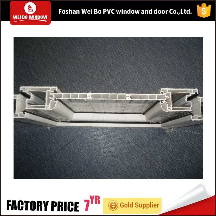 Good Quality Office Entry Door Half Pvc And Half Glass Door Pvc