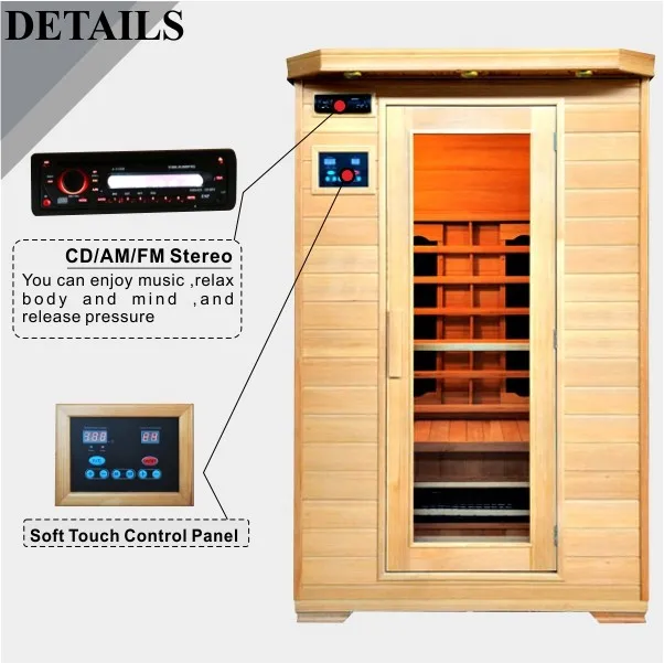 Solid Wooden Far Infrared Sauna Room G2t Hemlock Wood Sauna - Buy Wooden  Sauna Room,Solid Wooden Sauna Room,Hemlock Solid Wooden Sauna Room Product  on 