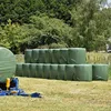 dark green PE plastic bale wrap film silage wrap