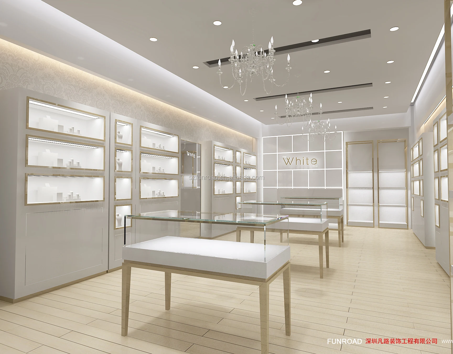 Jewelry store design jewelry store decoration jewelry showcase