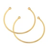 China Product New Gold Bracelet Designs A Pair Of Open Bracelets For Women