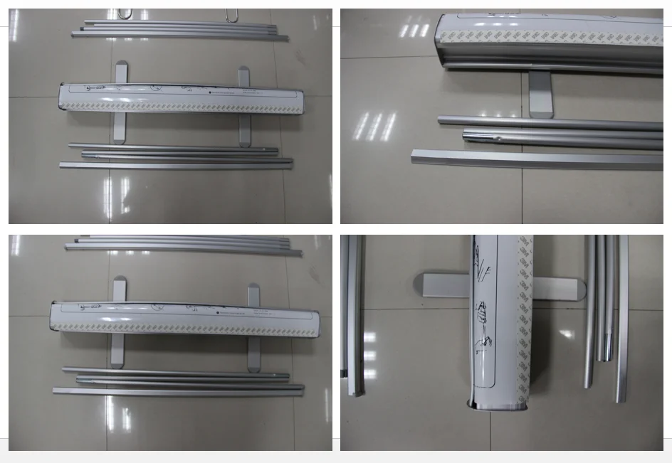 pvc w80cm h 200cm 伸缩式卷起横幅支架