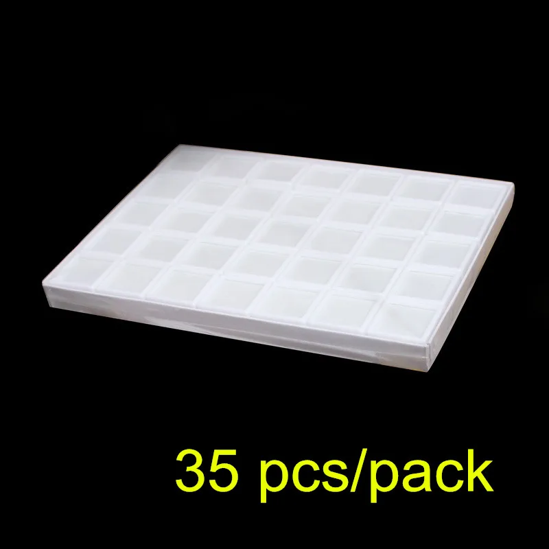 Wholesale Small Acrylic Loose Diamond Stone Gem Display Box 3*3*1.6 Cm