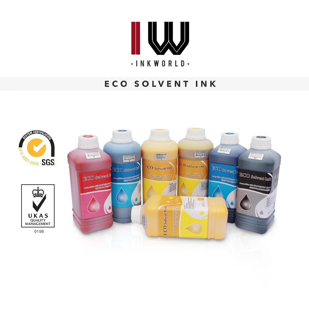 Sticker And Vinyl Printing Eco Solvent Ink For Galaxy Inkjet Printer Epson Dx5 Printer Head