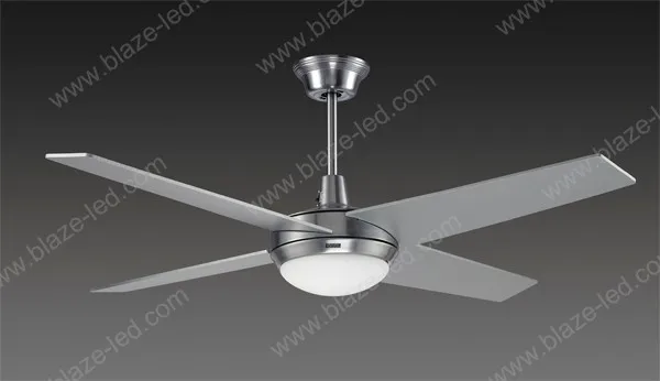 LED light ceiling fan hidden blade wifi remote control
