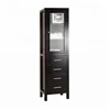 Plywood good quality linen tower tall narrow bathroom vanities