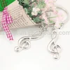 Music accessories alloy note keychain musical note keychain fashion note metal keychain key ring hot gift