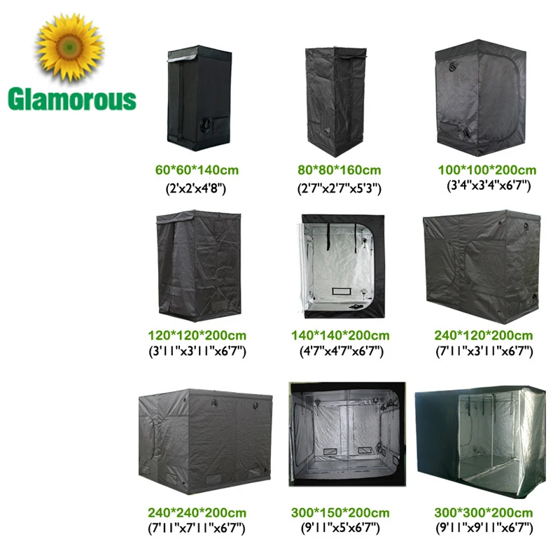 Hydroponic Greenhouse Grow Tent Indoor Complete Kits Setup With Carbon