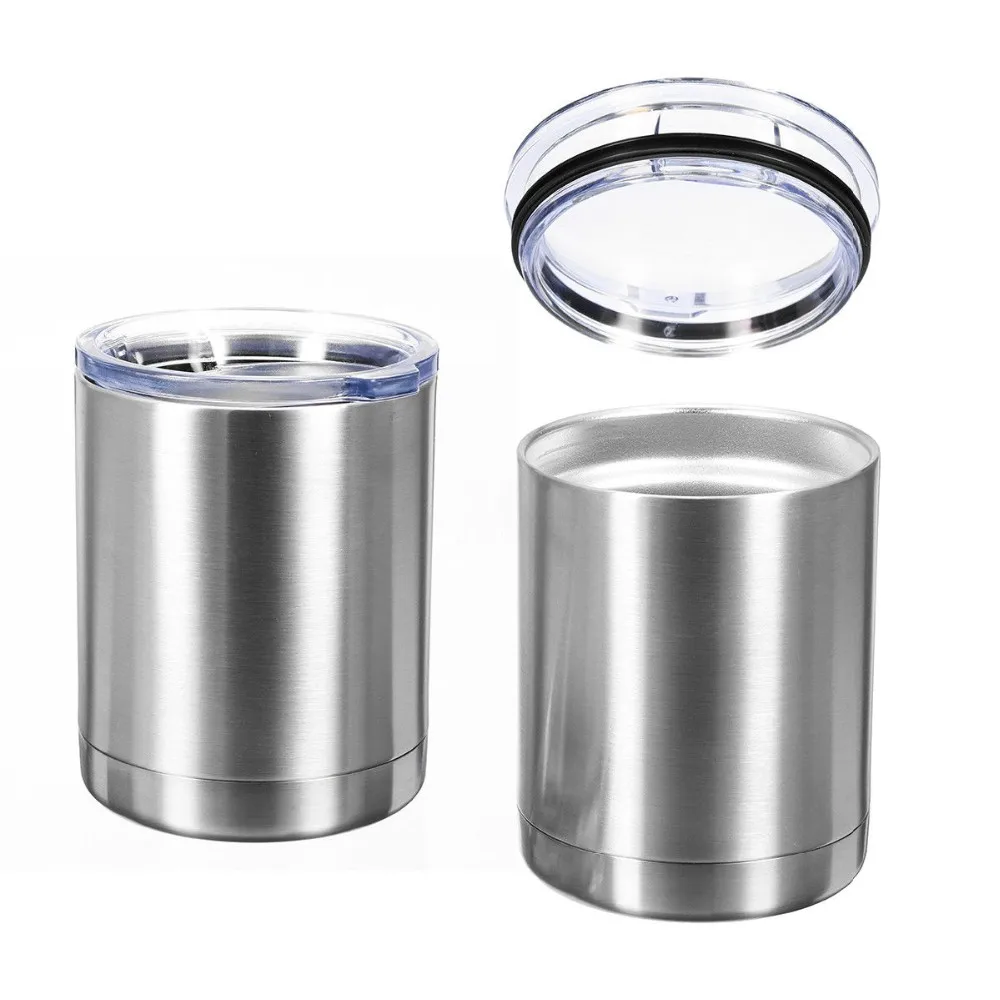 10 Oz Stainless Steel Lowball Tumbler Vacuum Insulated Cup Travel Mug