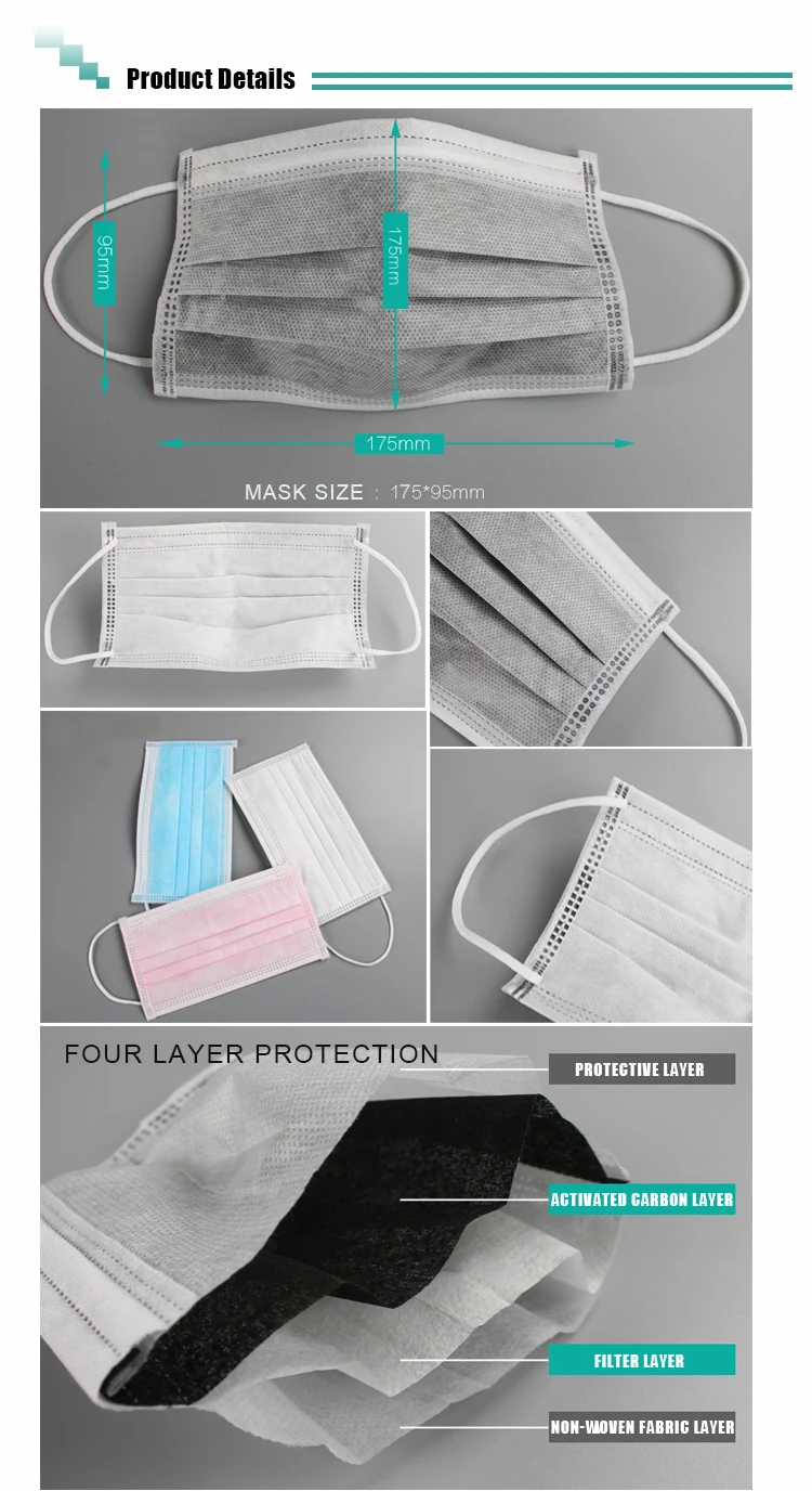 disposable active carbon face mask disposable active carbon face mask