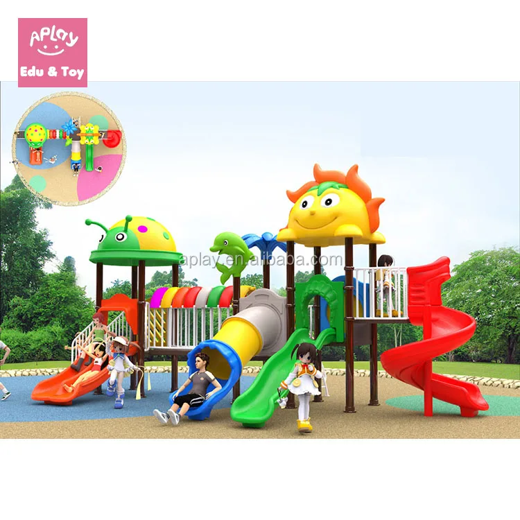 childrens swing and slide