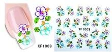 2 Sheet 3D gilded nail stickers affixed nail polish does not fade nail supplies wholesale XF6050
