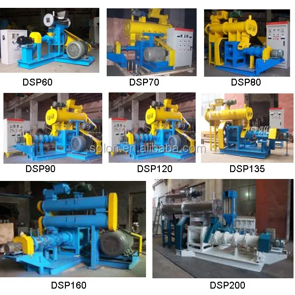 floating fish feed pellet machine