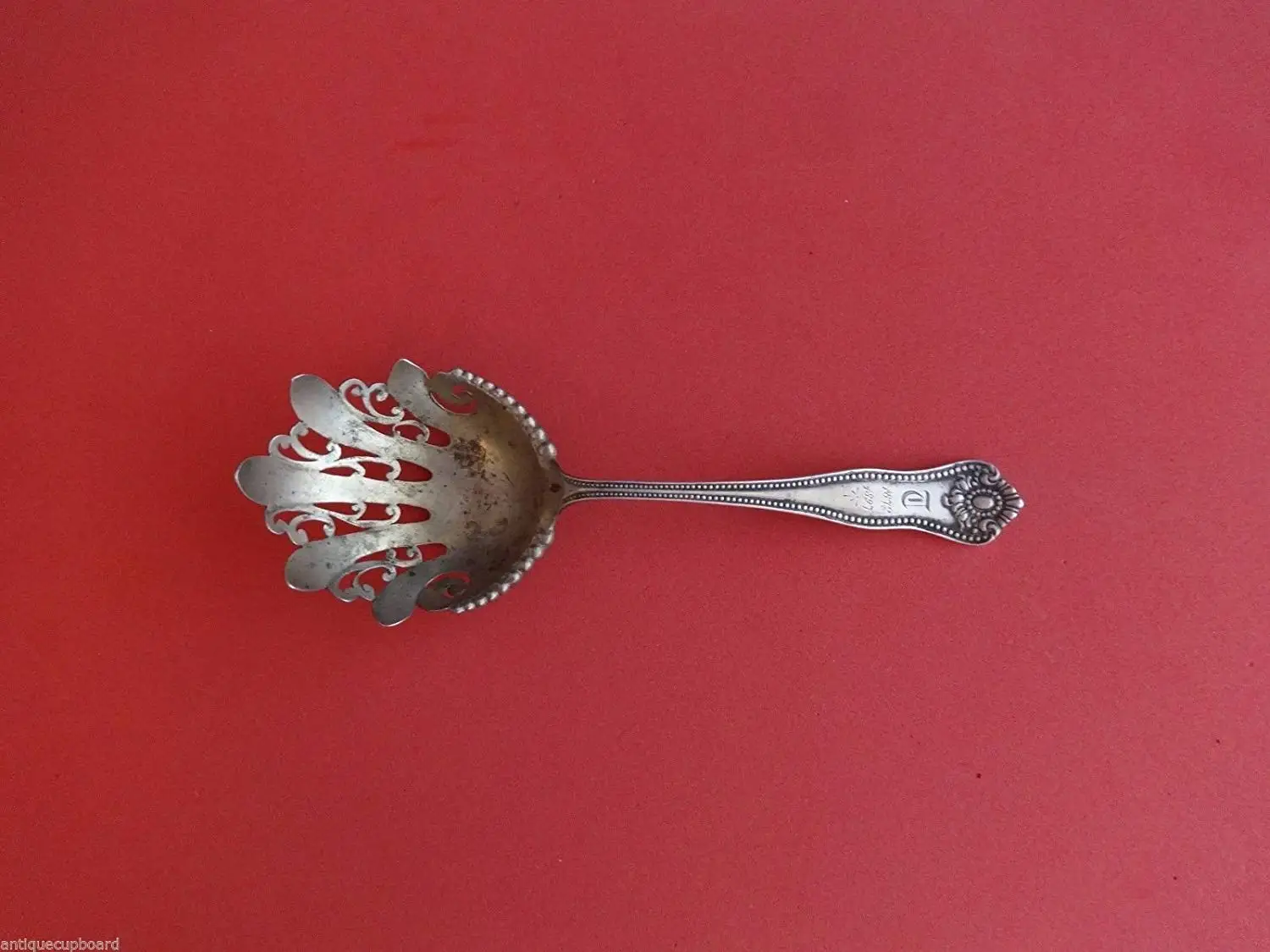 S MOUNT VERNON STERLING ICE CREAM SPOON ANGELO-KNOWLES