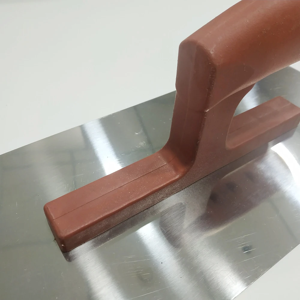 master d33000建筑工具抛光不锈钢刀片abs手柄尖头抹灰抹泥刀